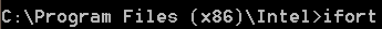 Intel Studio prompt