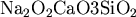 $\rm Na_2O_2CaO3SiO_2$