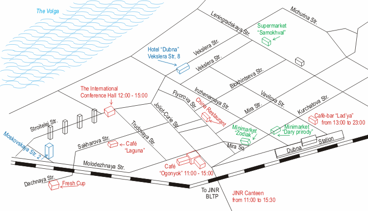 Dubna map