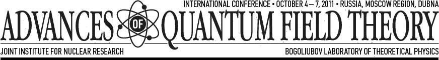 Advances of Quantum Field Theory